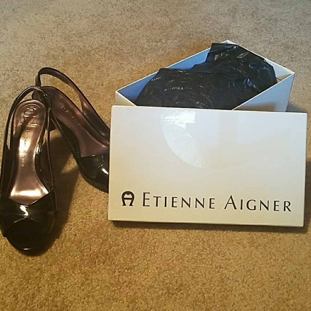 Black Patent Heels